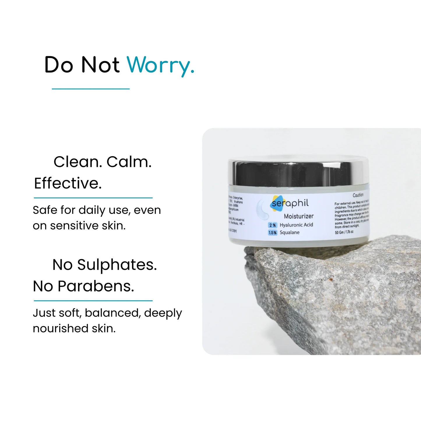 HydraLock Intense Moisturizer | 2 % Hyaluronic Acid + 1.5% Squalane