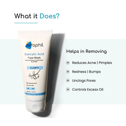 Oil Control Salicylic Acid Facewash | 2% Salicylic Acid + 1% Zinc PCA