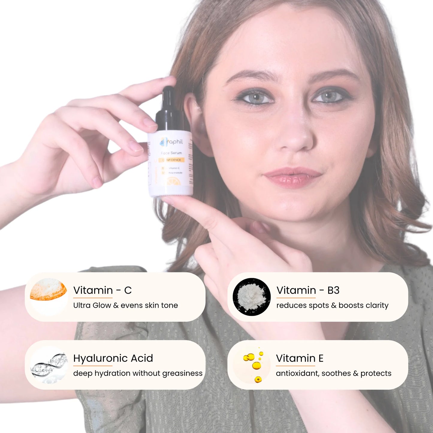 Brightening Vitamin C Face Serum | 11% Vitamin C + 5% Vitamin B3